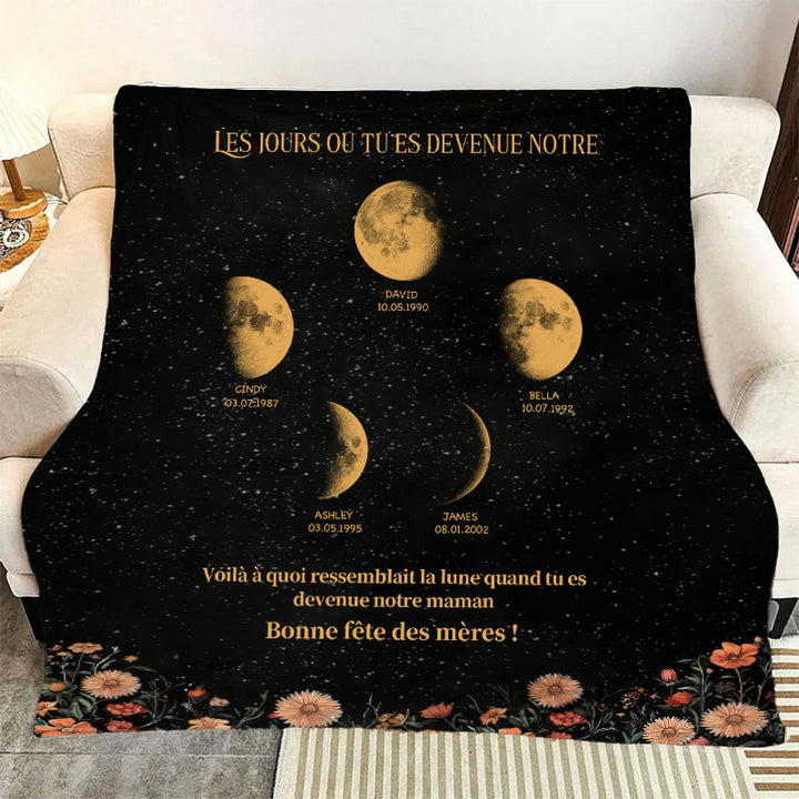 Couverture Phases de Lune pour Maman, le meilleur cadeau pour la fête des Mères