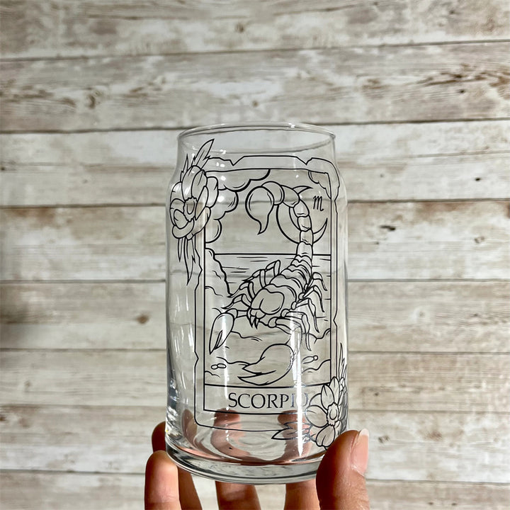 Coupe en verre du zodiaque