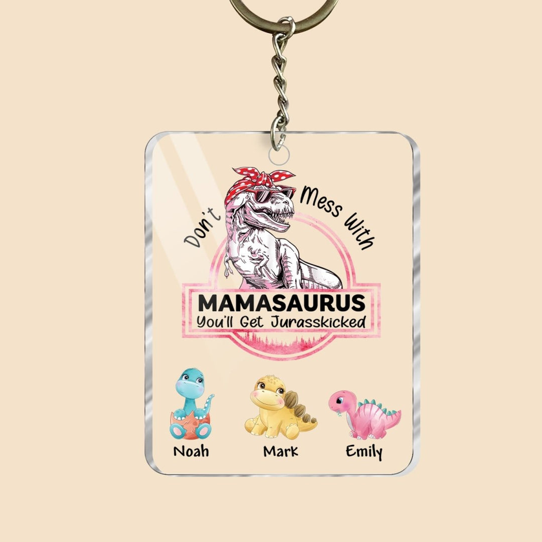 Porte-clés acrylique personnalisé - Cadeau pour maman