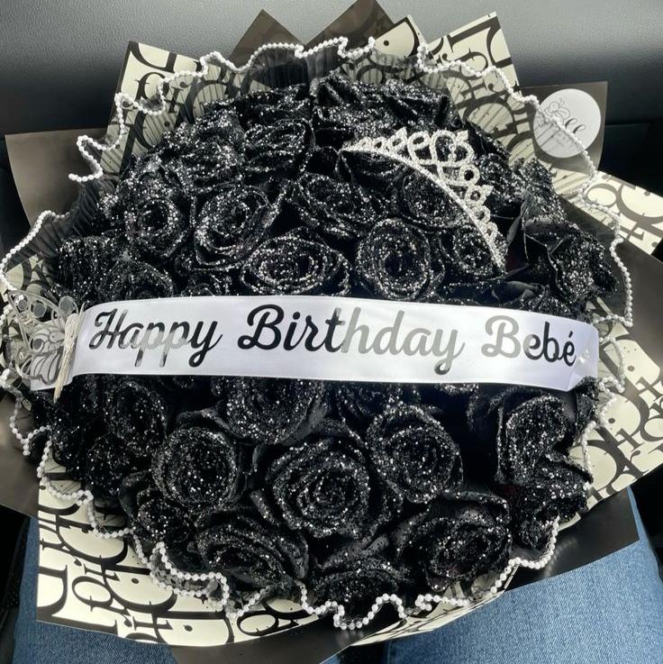 Bouquet de roses scintillantes - Cadeau d'anniversaire 🔥