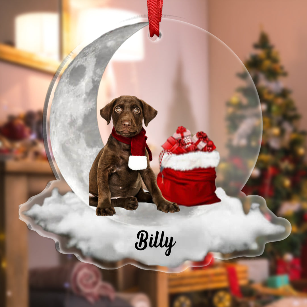 Ornements de Noël  en Acrylique avec Photo Personnalisée