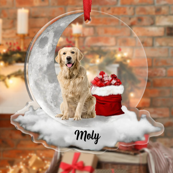 Ornements de Noël  en Acrylique avec Photo Personnalisée
