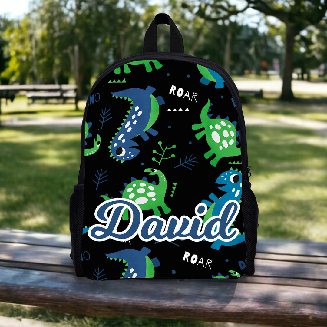 Sac à Dos Dinosaure pour Enfant 1 Prénom Personnalisé Cartable Sac maternelle