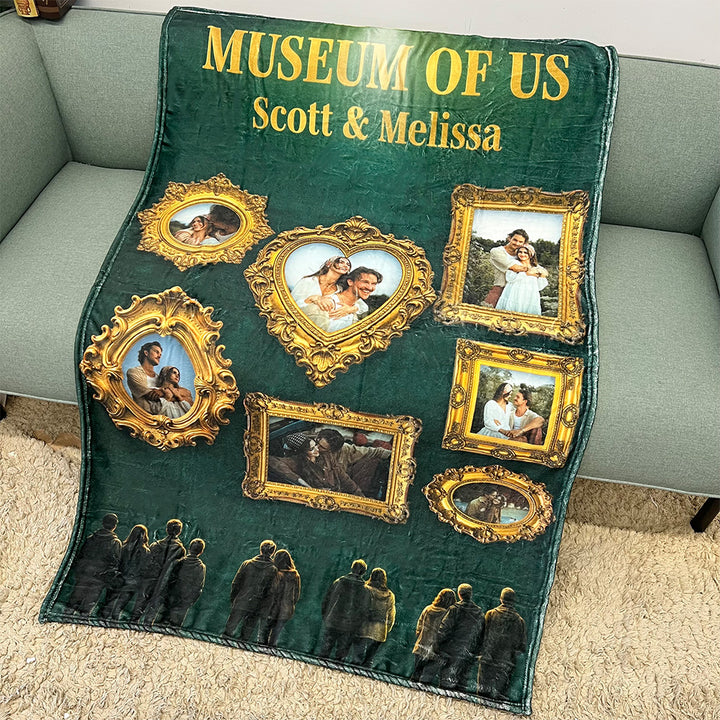 Couverture photo personnalisée du Musée des États-Unis, cadeau pour couples