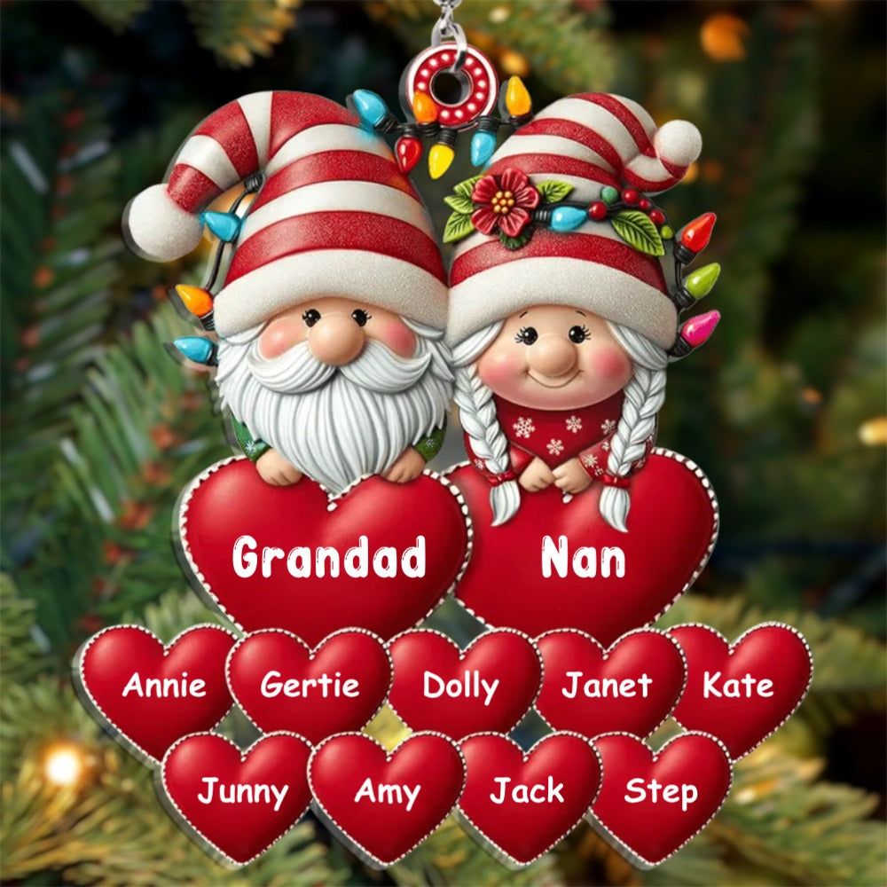 Ornement personnalisé pour grand-parent de Noël