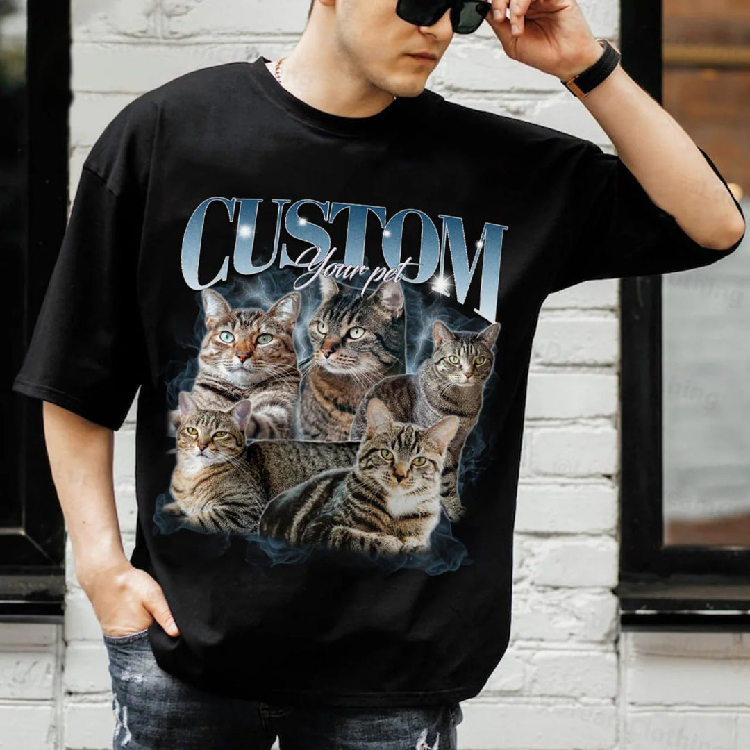 T-shirt Vintage Personnalisé pour Animaux
