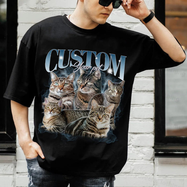 T-shirt Vintage Personnalisé pour Animaux