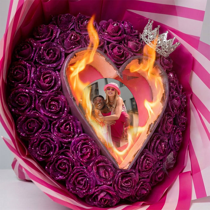 Roses scintillantes éternelles - Édition à brûler