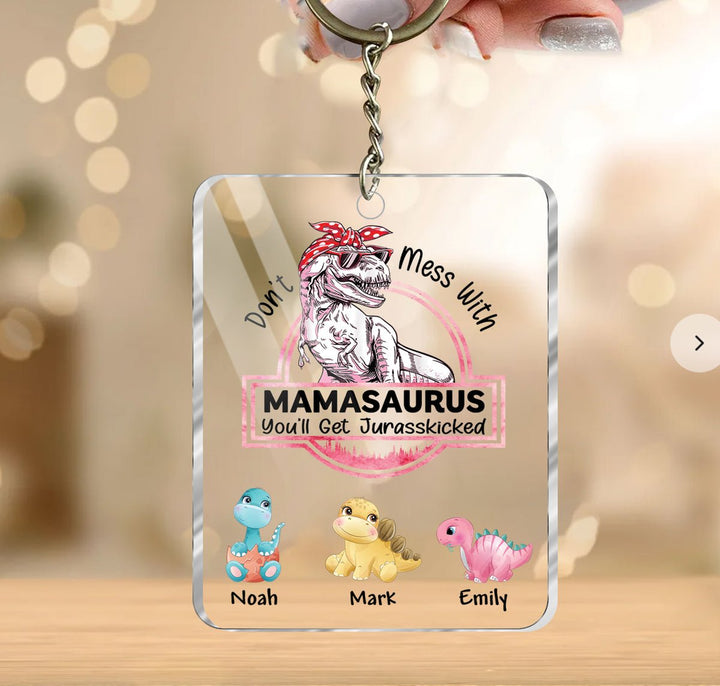 Porte-clés acrylique personnalisé - Cadeau pour maman