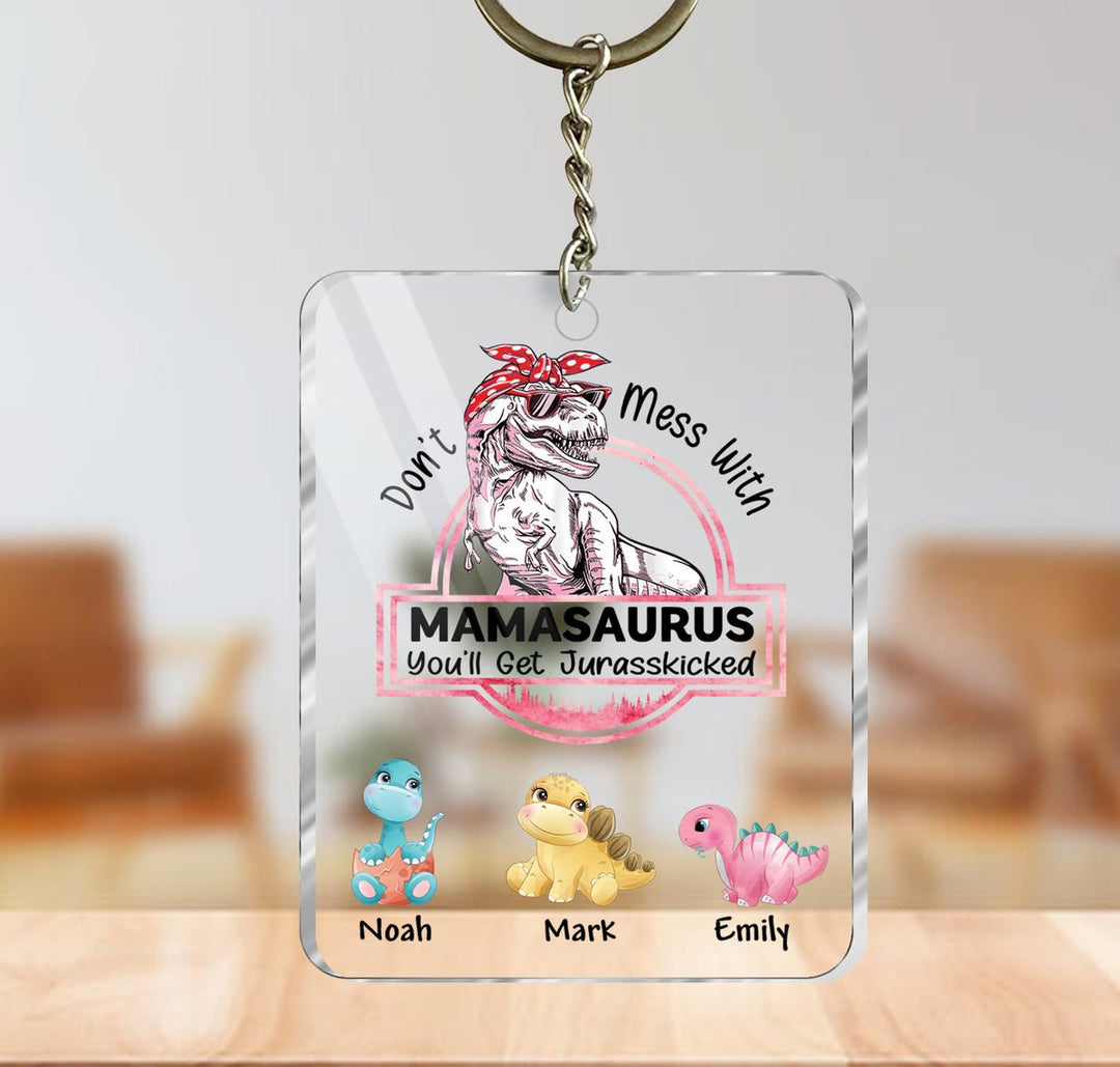 Porte-clés acrylique personnalisé - Cadeau pour maman