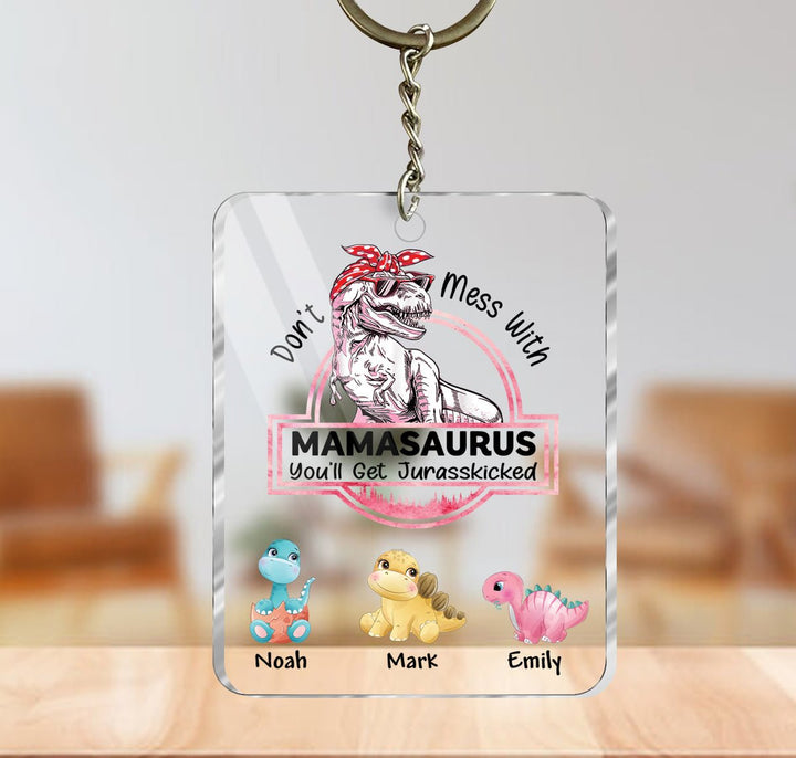 Porte-clés acrylique personnalisé - Cadeau pour maman