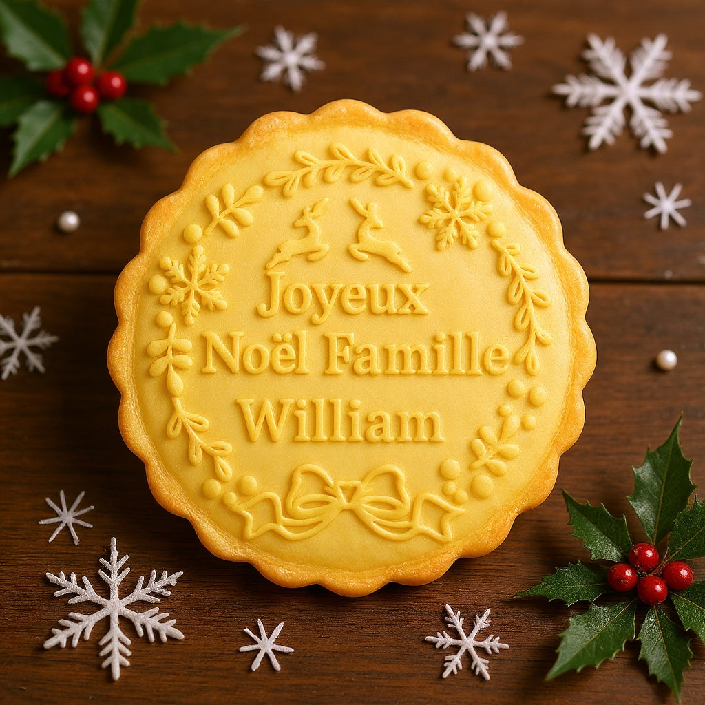 2025 Tampon à biscuits acrylique de Noël personnalisé