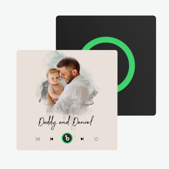 Aimants photo personnalisés pour réfrigérateur avec chansons