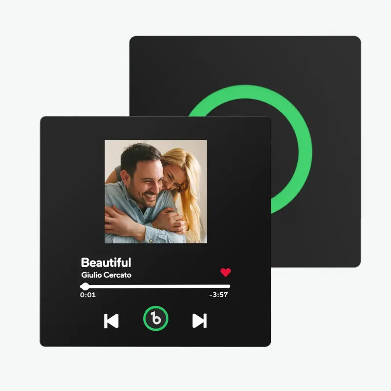 Aimants photo personnalisés pour réfrigérateur avec chansons