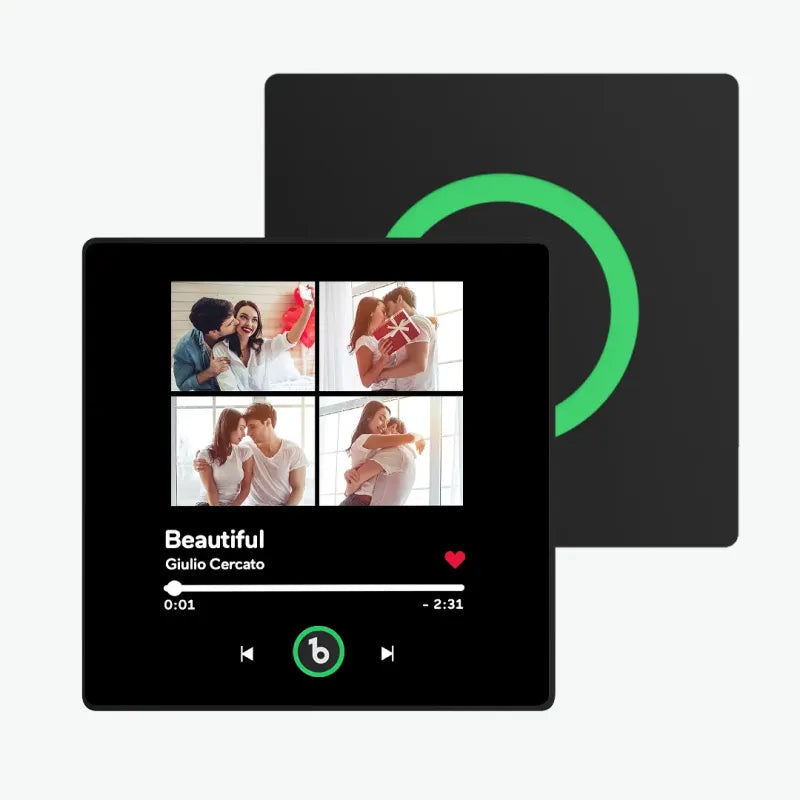 Aimants photo personnalisés pour réfrigérateur avec chansons