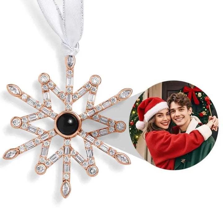 Ornement photo personnalisé Patte- Décorations de projection personnalisées - Cadeaux de Noël