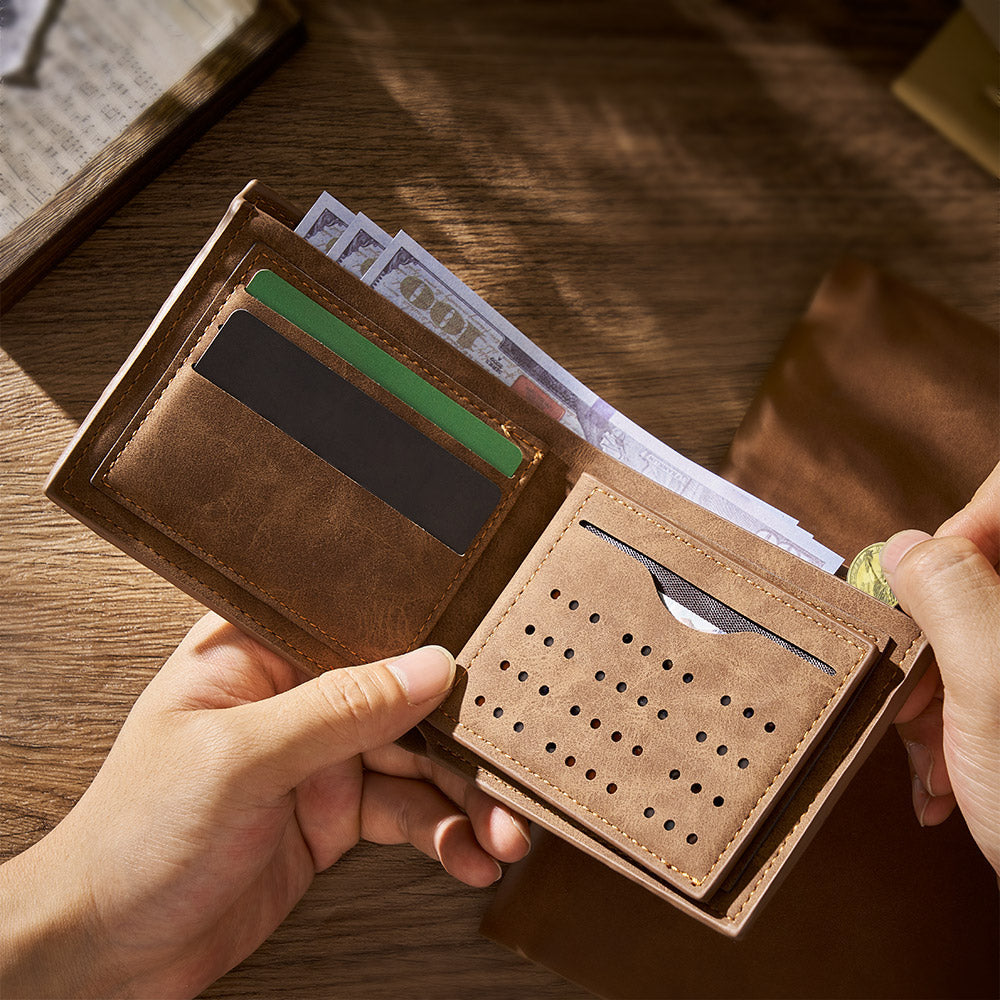 Portefeuille photo personnalisé  cadeaux commémoratifs pour hommes