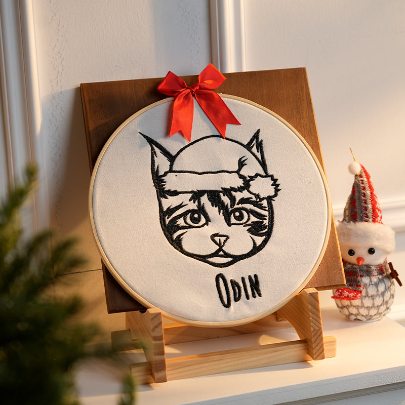 Portraits personnalisés de silhouettes d'animaux de compagnie - Décorations de Noël et cadeaux souvenirs