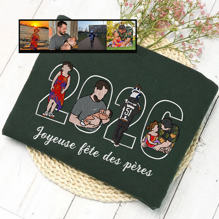 Sweat-shirt brodé Maman personnalisé – Cadeau Fête des Mères