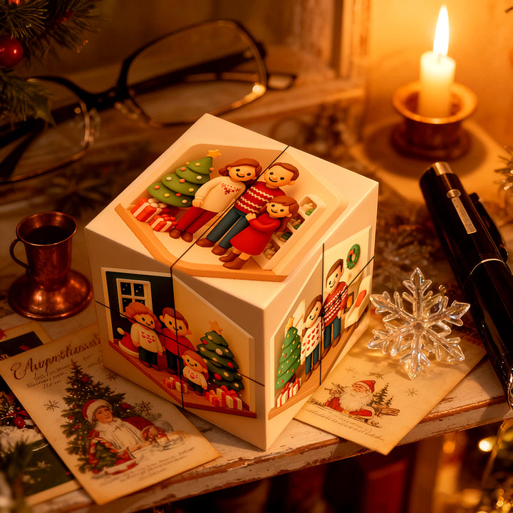 Cube Rubik personnalisé avec photo, cube photo infini et dessin animé, cube photo pliable pour couple, cadeau idéal pour Noël