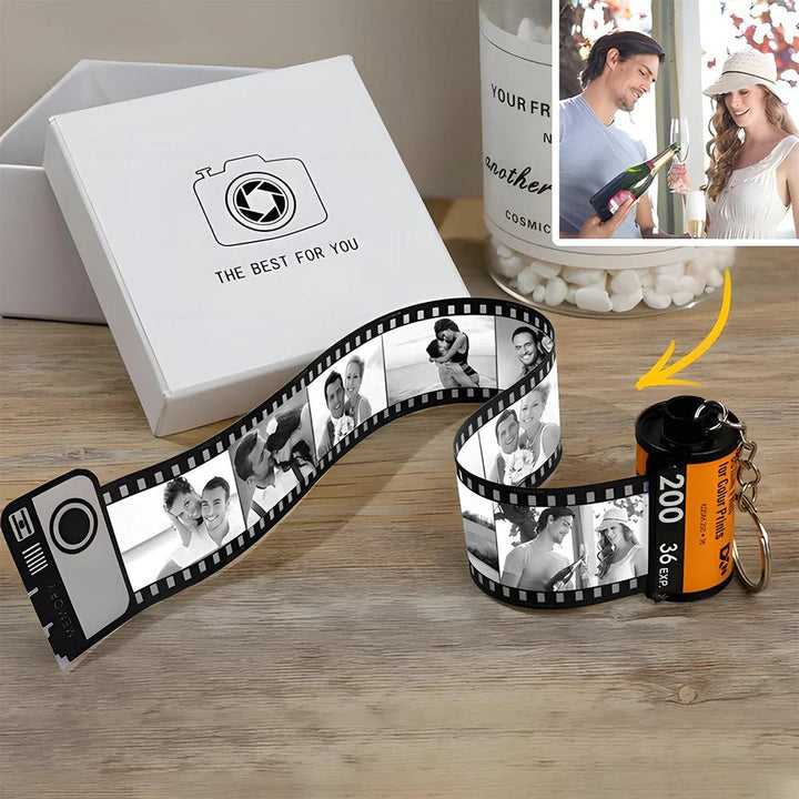 Porte-clés de film d'appareil photo rétro
