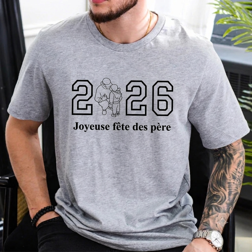 Sweat-shirt brodé Papa personnalisé – Cadeau pour les papas