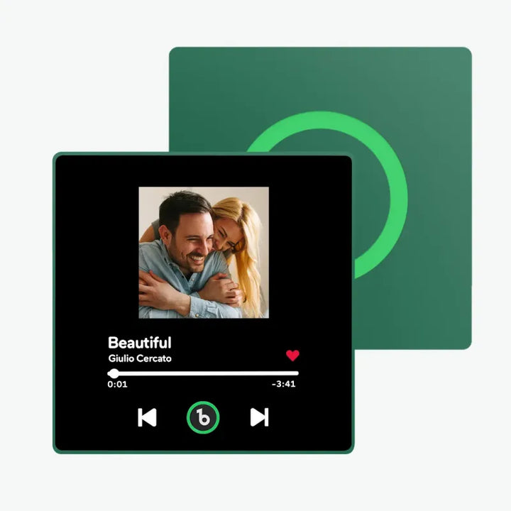Aimants photo personnalisés pour réfrigérateur avec chansons