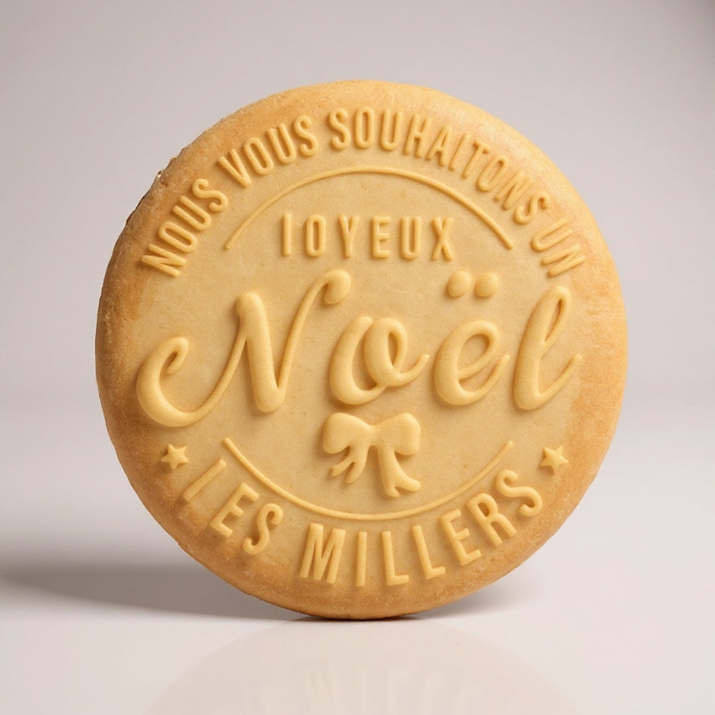 Tampon à biscuits acrylique de Noël personnalisé