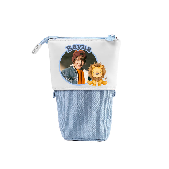 Trousse Personnalisée avec Photo et Prénom, Motif Animal au choix | Cadeaux Rentrée Scolaire