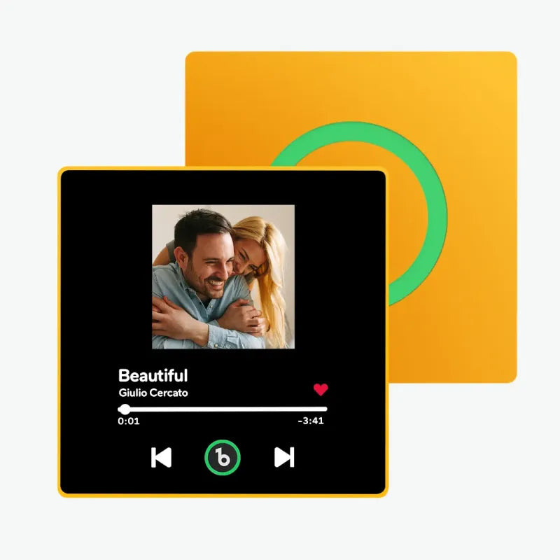Aimants photo personnalisés pour réfrigérateur avec chansons