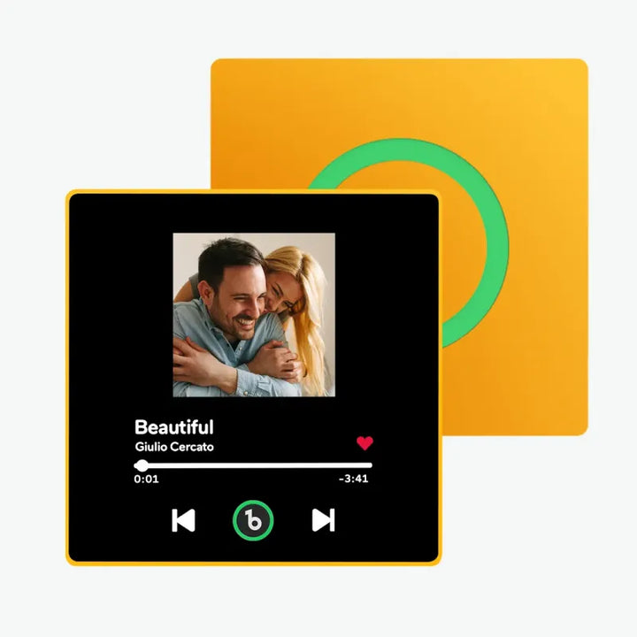 Aimants photo personnalisés pour réfrigérateur avec chansons