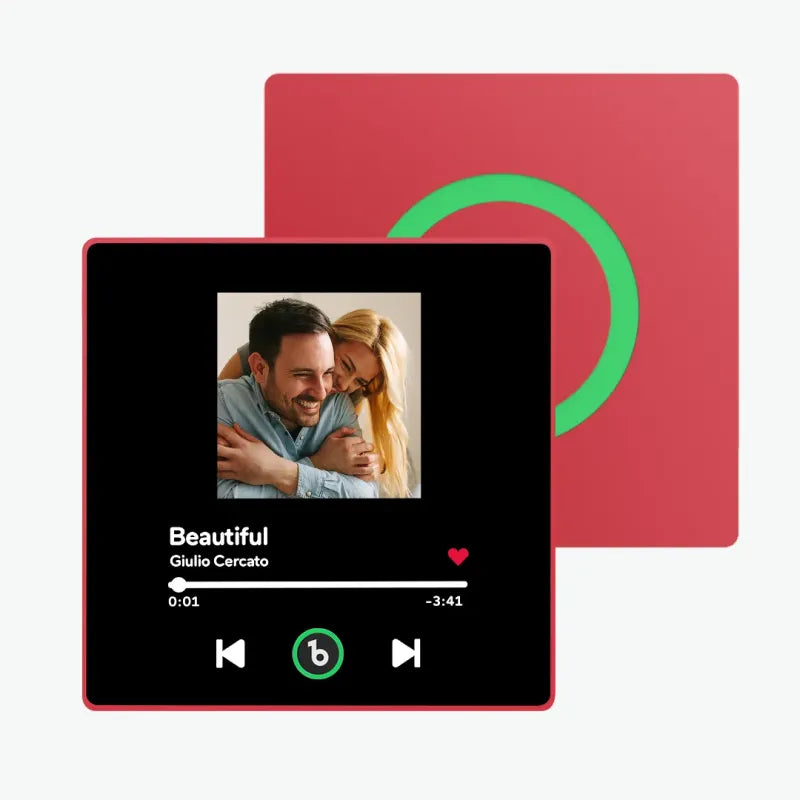 Aimants photo personnalisés pour réfrigérateur avec chansons