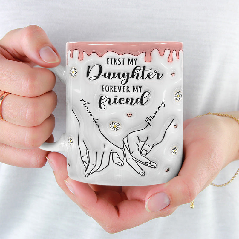 Affection Familiale: Mug Personnalisé 3D - Mère, Grand-mère - Cadeau Chaleureux