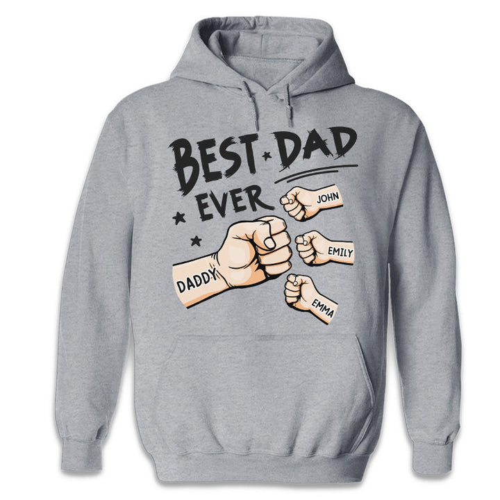 Le meilleur papa de tous les temps - T-shirt personnalisé familial