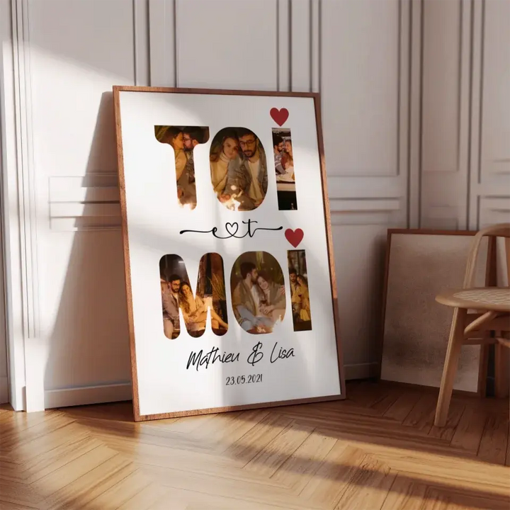 Toi & Moi - Affiche personnalisée