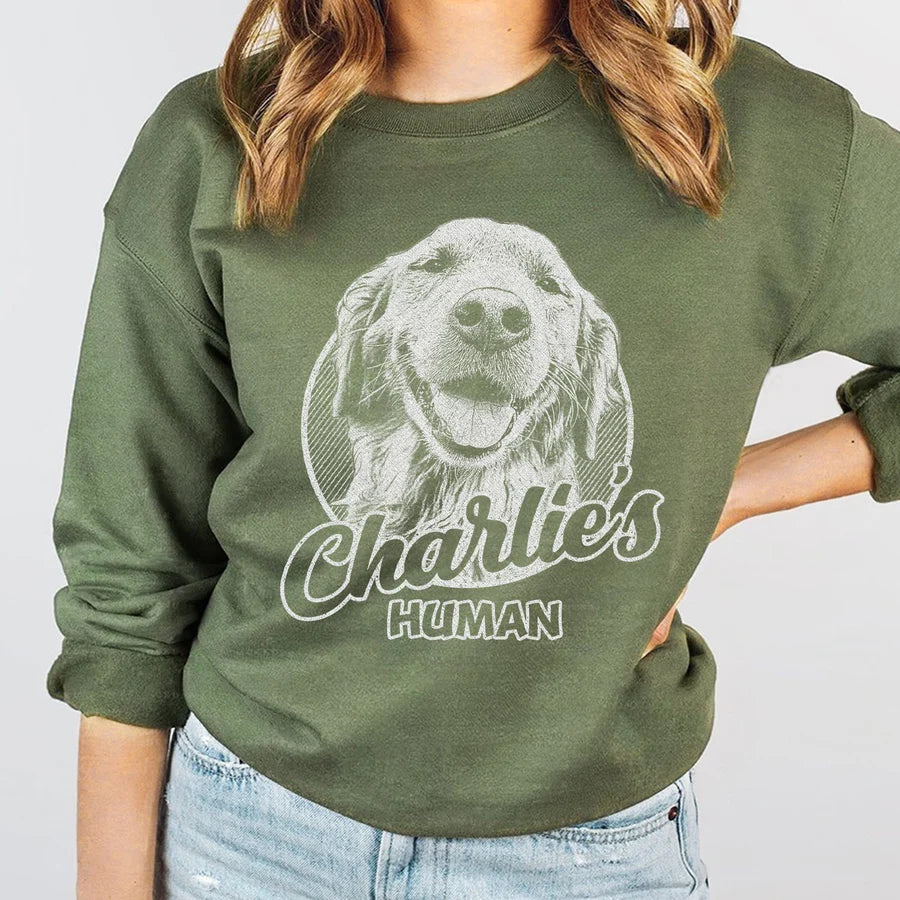 Sweat-shirts personnalisés avec portrait d'animaux de compagnie
