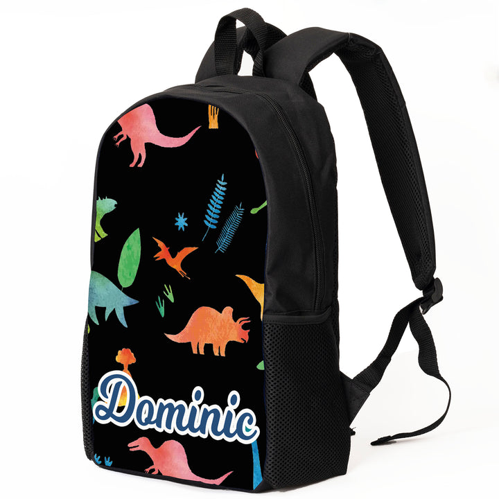 Sac à Dos Dinosaure pour Enfant 1 Prénom Personnalisé Cartable Sac maternelle