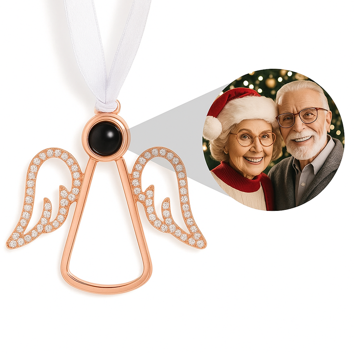 Ornement photo personnalisé Patte- Décorations de projection personnalisées - Cadeaux de Noël