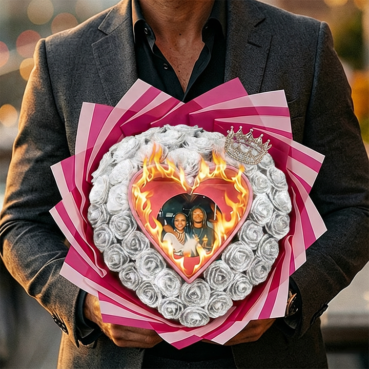 Roses scintillantes éternelles - Édition à brûler