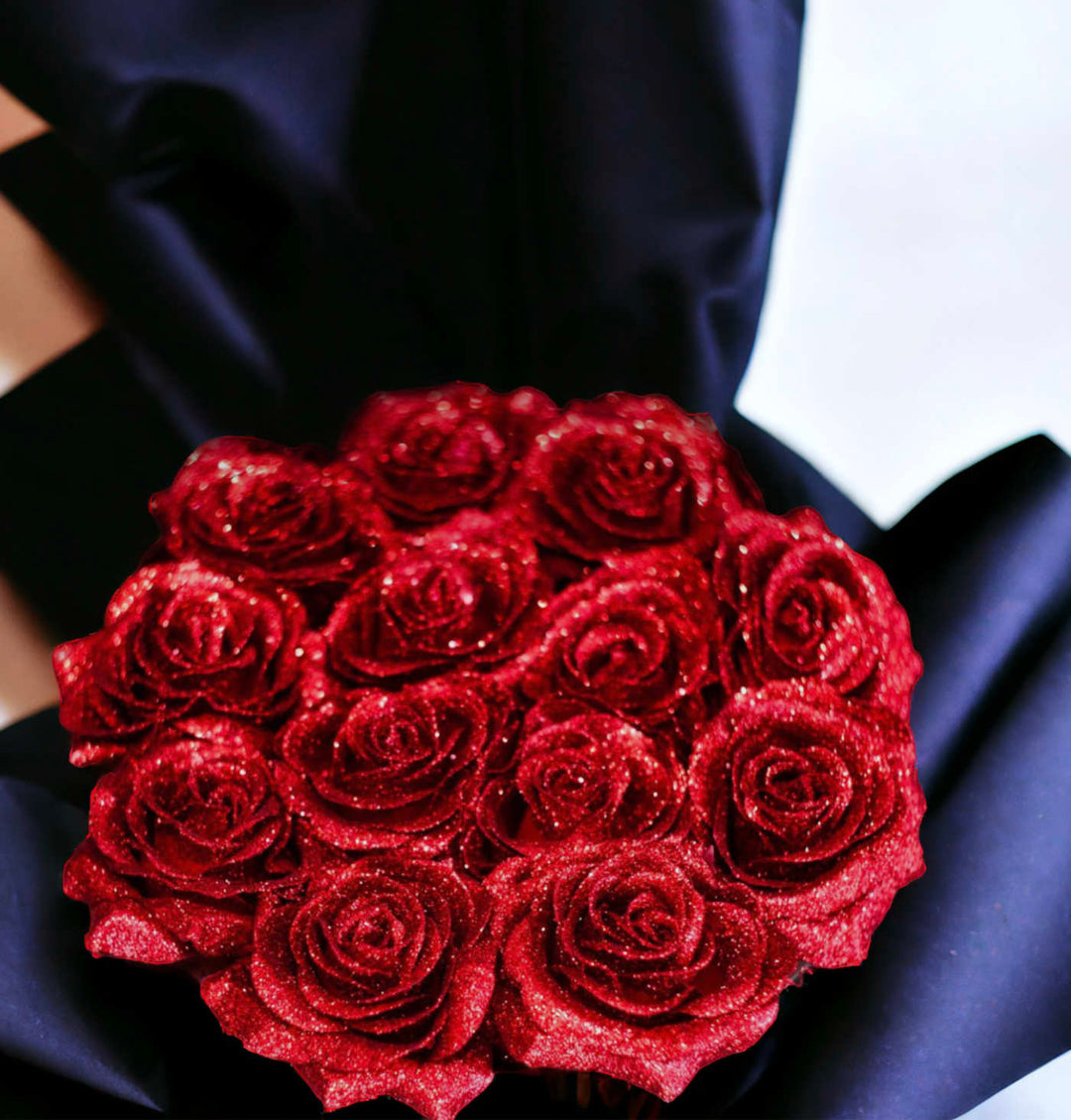 💎Bouquet de roses en diamant qui brille pour toujours (ne se fane jamais)💕