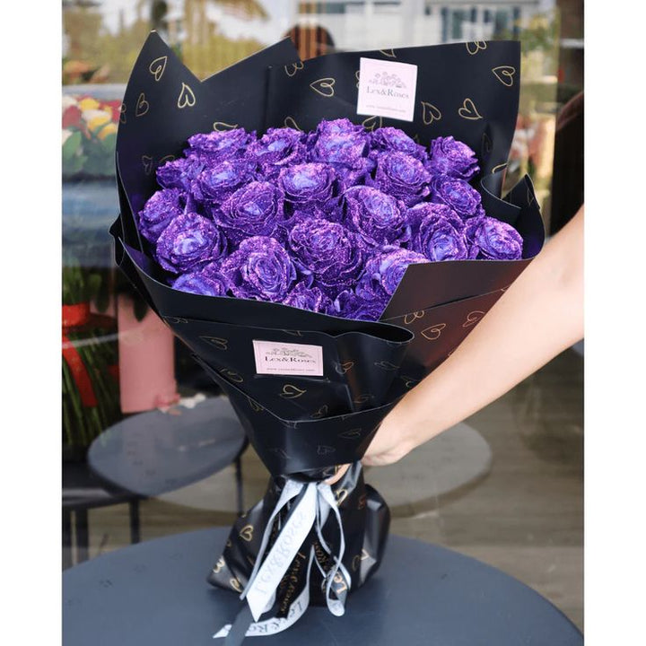 Bouquet de roses scintillantes - Cadeau d'anniversaire 🔥