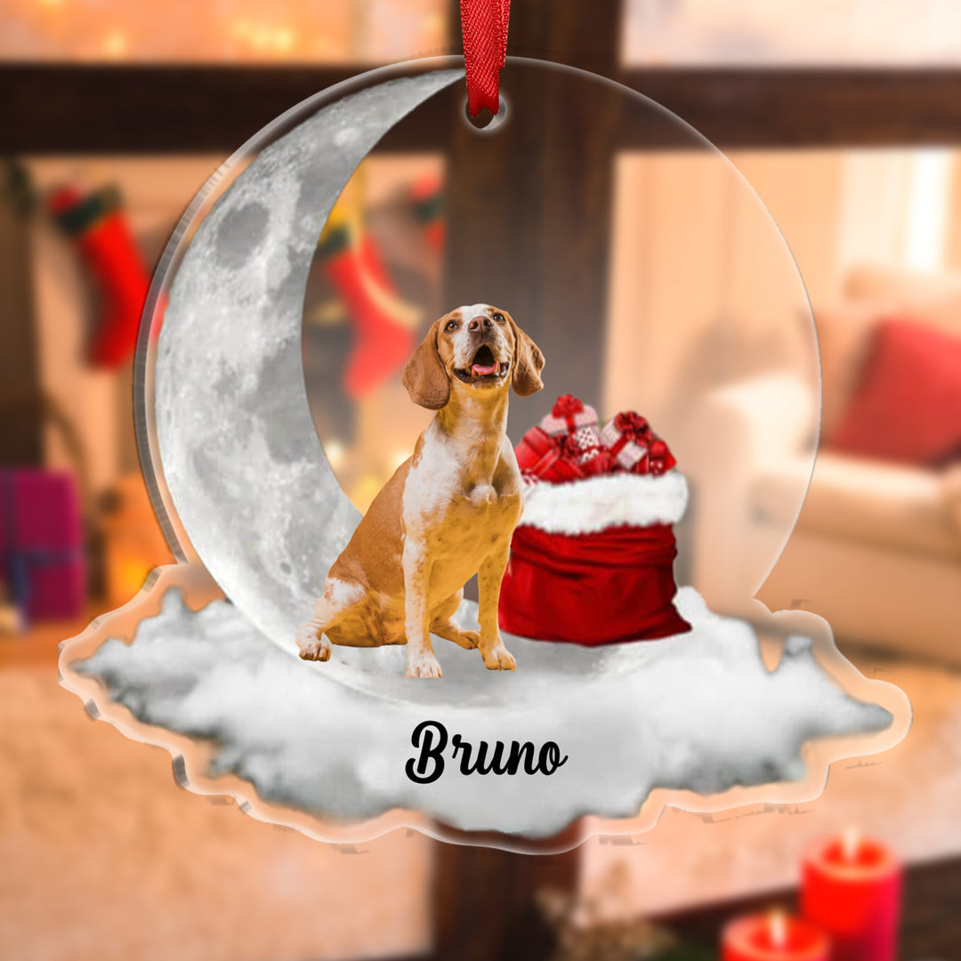 Ornements de Noël  en Acrylique avec Photo Personnalisée