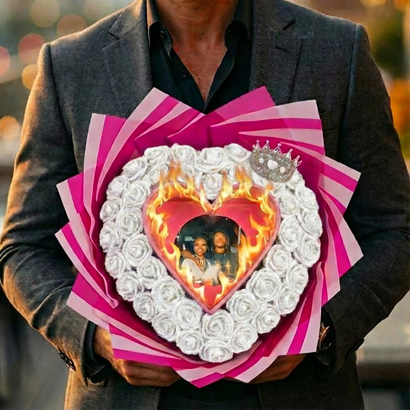 Roses scintillantes éternelles - Édition à brûler