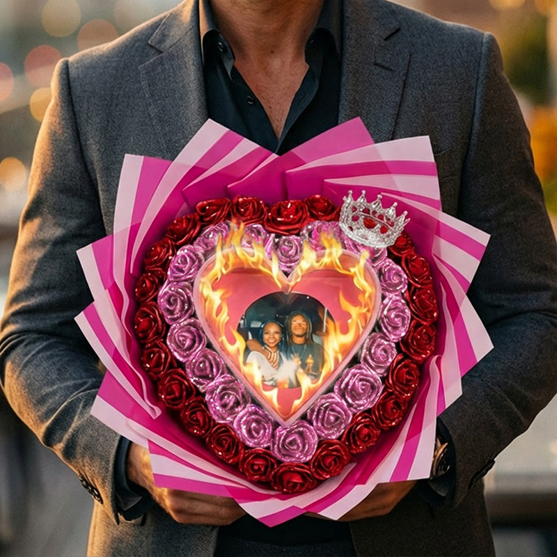 Roses scintillantes éternelles - Édition à brûler