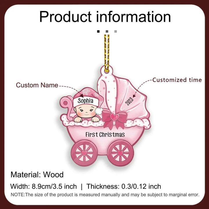 Ornements de Noël 1 Prénom Personnalisé cadeau pour BéBé