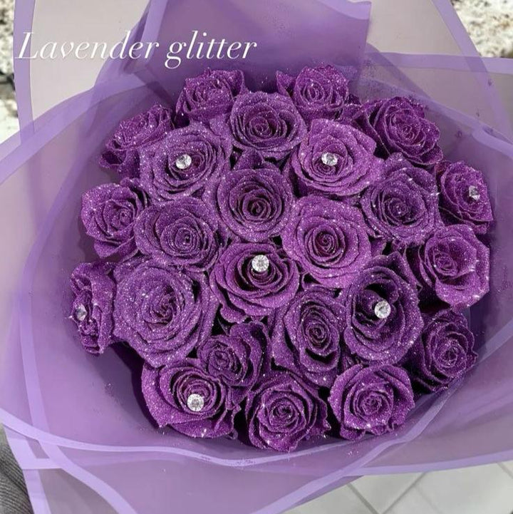 Bouquet de roses scintillantes - Cadeau d'anniversaire 🔥