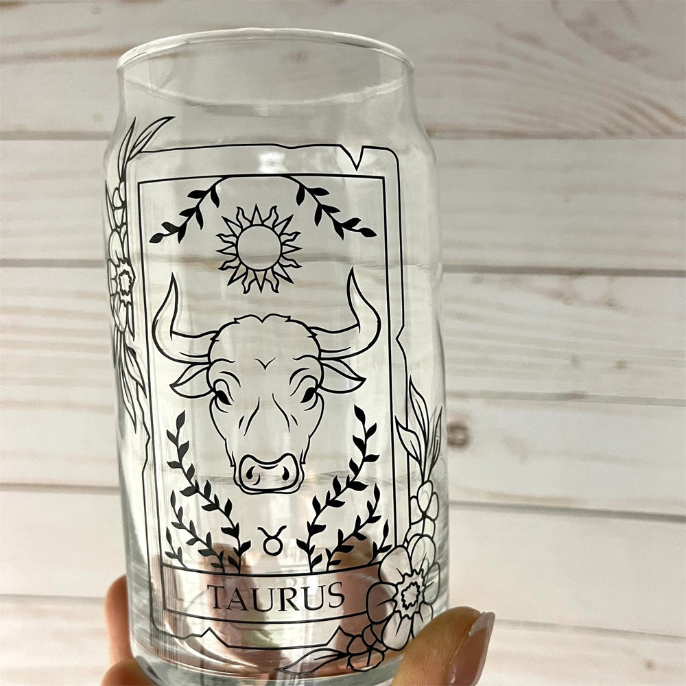 Coupe en verre du zodiaque
