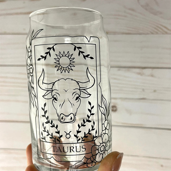 Coupe en verre du zodiaque