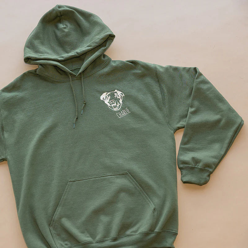 Sweats à capuche, t-shirts et sweatshirts personnalisés avec visage d'animal brodé，pour chats