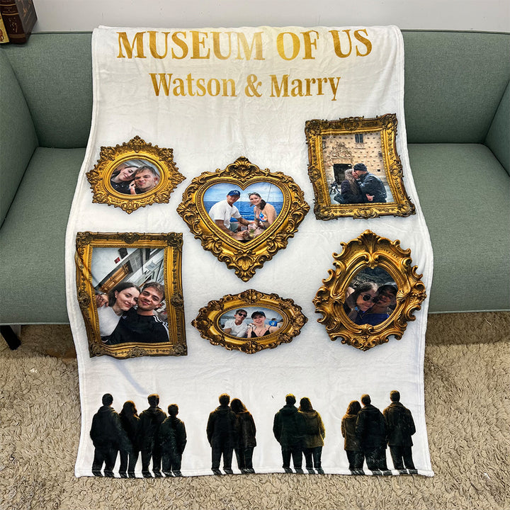 Couverture photo personnalisée du Musée des États-Unis, cadeau pour couples
